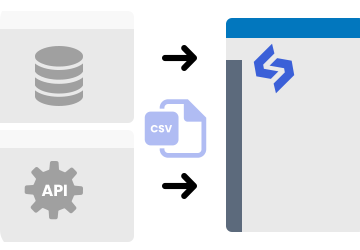 柔軟なデータインポート/エクスポート