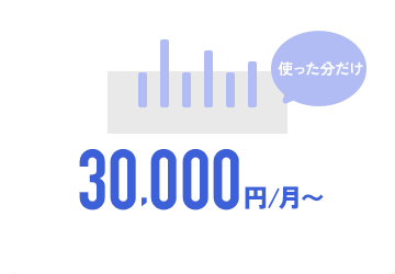 スモールスタート＆スケーラビリティ